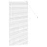 Persiana de Janela com cortinas Outros Manual Branco 60 x 130 cm Alumínio 5