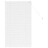 Persiana de Janela com cortinas Outros Manual Branco 80 x 130 cm Alumínio 2