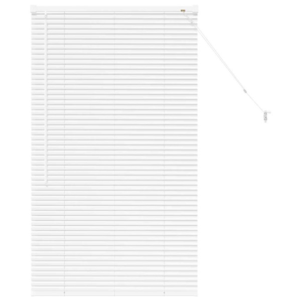 Persiana para Ventana con cortinas Otro Manual Blanco 80 x 130 cm Aluminio M 2