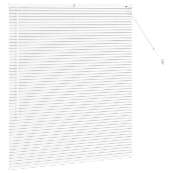 Persiana de Janela com cortinas Outros Manual Branco 80 x 130 cm Alumínio M 5