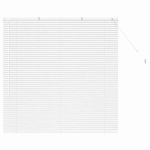 Persiana para Ventana con cortinas Otro Manual Blanco 135 x 130 cm Aluminio H