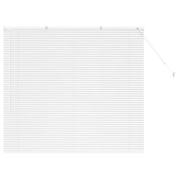 Persiana de Janela com cortinas Outros Manual Branco 80 x 130 cm Alumínio M 2
