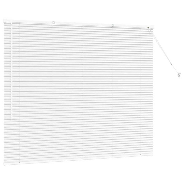 Persiana para Ventana con cortinas Otro Manual Blanco 80 x 130 cm Aluminio M 5