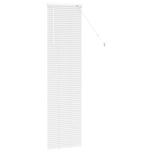 Persiana de Janela com cortinas Outros Manual Branco 80 x 130 cm Alumínio M 5