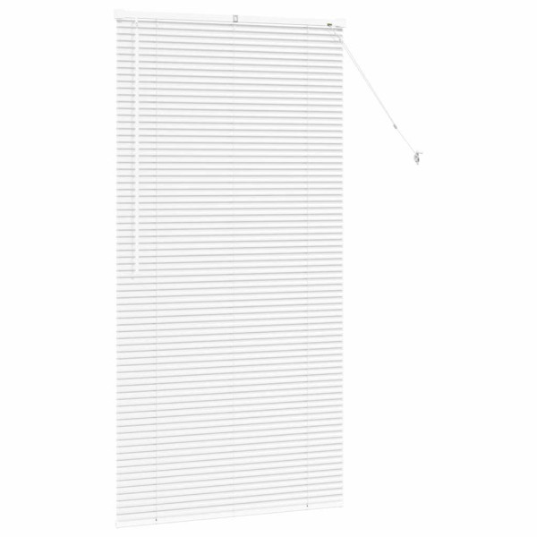 Persiana de Janela com cortinas Outros Manual Branco 85 x 175 cm Alumínio M 5