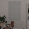 Persiana de Janela com cortinas Outros Manual Branco 80 x 130 cm Alumínio 3