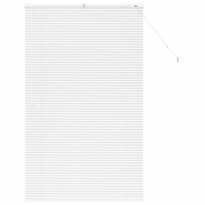 Persiana de Janela com cortinas Outros Manual Branco 105 x 175 cm Alumínio H