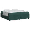 Estructura de cama con colchón Otro Verde oscuro 200 x 200 cm 4