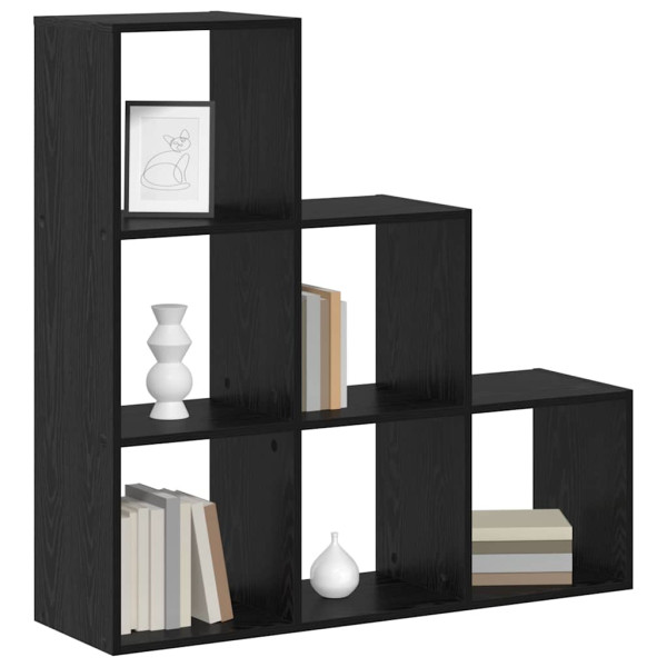 Gabinete de Livros Carvalho preto 99 x 29 x 99 cm M 3
