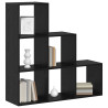 Gabinete de Livros Carvalho preto 99 x 29 x 99 cm 3