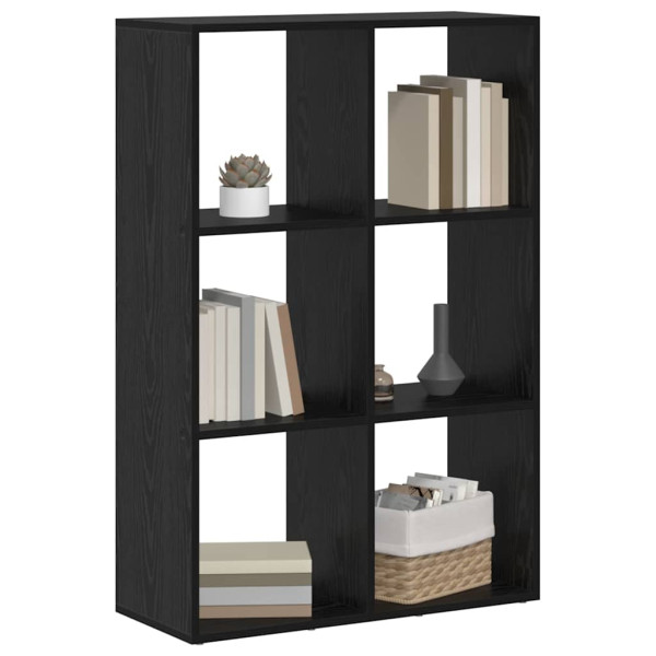 Gabinete de Livros Carvalho preto 69.5 x 29 x 103.5 cm M 3