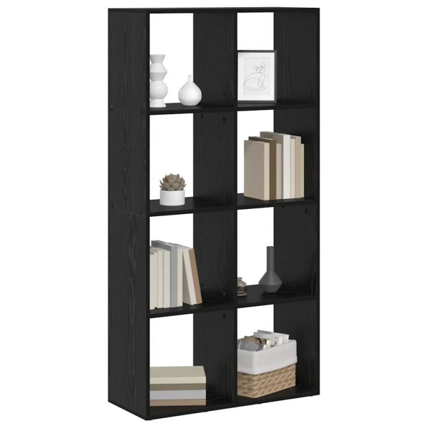 Gabinete de Livros Carvalho preto 69.5 x 29 x 137.5 cm M 3