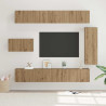 Conjunto de mueble de TV 8 pcs Roble artisan 30.5 x 30 x 90 cm 1