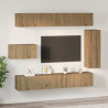 Conjunto de mueble de TV 8 pcs Roble artisan 30.5 x 30 x 90 cm 4