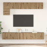 Conjunto de mueble de TV 5 pcs Roble artisan Mediano 100 cm 1