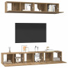 Conjunto de mueble de TV 5 pcs Roble artisan Mediano 3