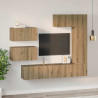 Conjunto de mueble de TV 6 pcs Roble artisan 30.5 x 30 x 90 cm 4