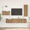 Conjunto de mueble de TV 4 pcs Roble artisan 30.5 x 30 x 90 cm 1