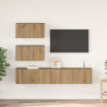 Conjunto de mueble de TV 4 pcs Roble artisan 80 x 30 x 30 cm 1