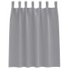 Cortinas opacas 2 pcs Gris claro 140 x 140 cm Poliéster 3