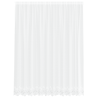 Cortina de Renda com cortinas Floral Branco 300 x 200 cm Poliéster 2