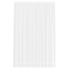 Cortina de Encaje con cortinas Floral Blanco 300 x 260 cm Poliéster 2