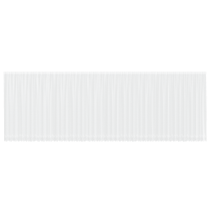 Cortina de Renda com cortinas Floral Branco 1200 x 245 cm Poliéster H