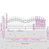 Valla de jardín Gris 115 cm Acero con recubrimiento en polvo 5