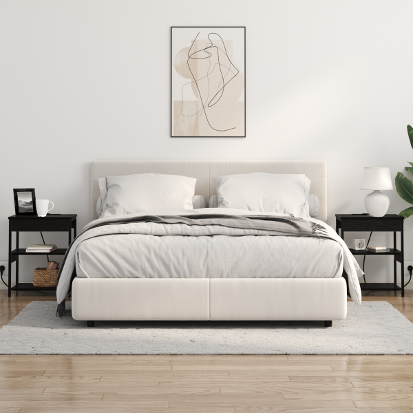 Armario de Noche Roble negro 41 x 31 x 51 cm M 4