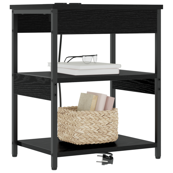 Armários de Canto 2 pcs Carvalho preto 41 x 31 x 51 cm M 3