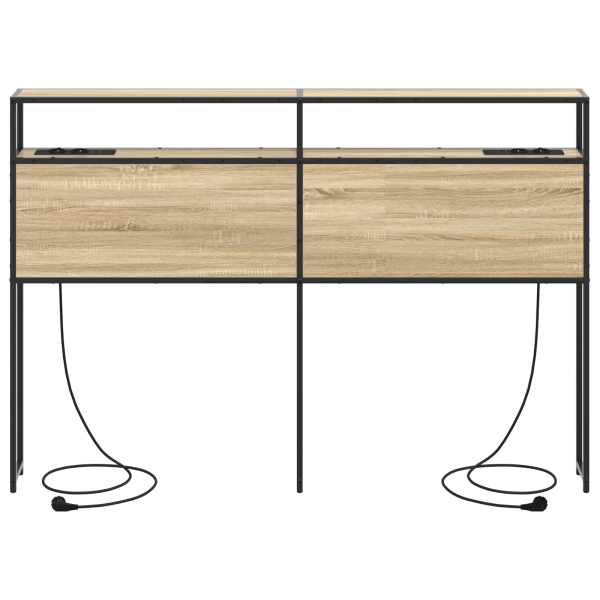 Cabecera de almacenamiento Roble Sonoma 150 cm M 4