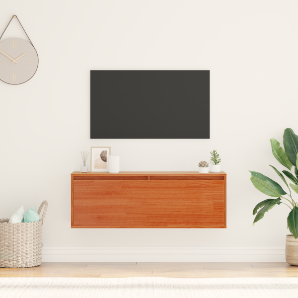 Mueble de pared Marrón cera 100 x 30 x 35 cm D