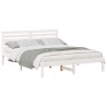 Estructura de cama Blanco 160 x 200 cm Madera de pino sólido 3