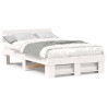 Estructura de cama Blanco 120 x 200 cm Madera de pino 4