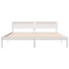 Estructura de cama Blanco 180 x 200 cm Madera de pino sólido 5
