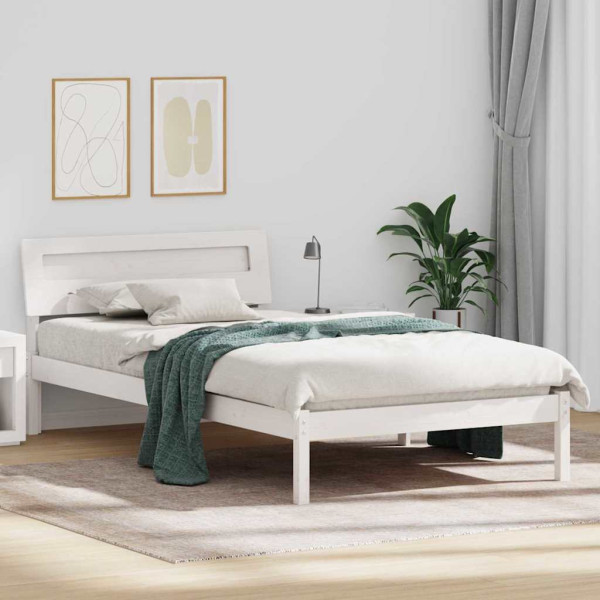 Estructura de cama Blanco 80 x 200 cm Madera de pino sólido D