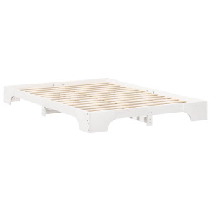 Estructura de cama Blanco 140 x 210 cm Madera H
