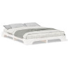 Estructura de cama Blanco 160 x 210 cm Madera 4
