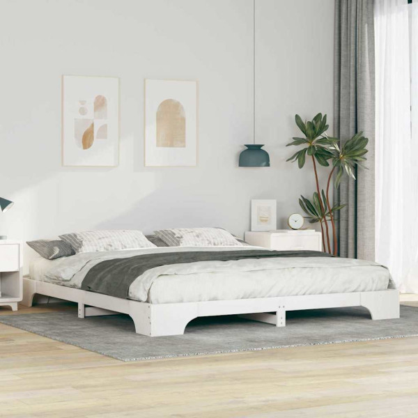 Estructura de cama Blanco 200 x 210 cm Madera D