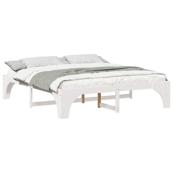 Estructura de cama Blanco 180 x 200 cm Madera maciza de pino M 3