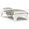 Estructura de cama Blanco 90 x 200 cm Madera maciza de pino 4