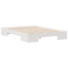 Estructura de cama Blanco 120 x 200 cm Madera maciza de pino 2
