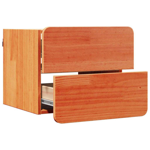 Mesa-de-cabeceira com gaveta Castanho-mel 39 x 34 x 33 cm M 5