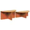 Mesa de Café 2 pcs Marrón cera 79 x 39.5 x 40 cm 5