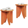 Conjunto de Mesas de Café 2 pcs Castanho-mel 3