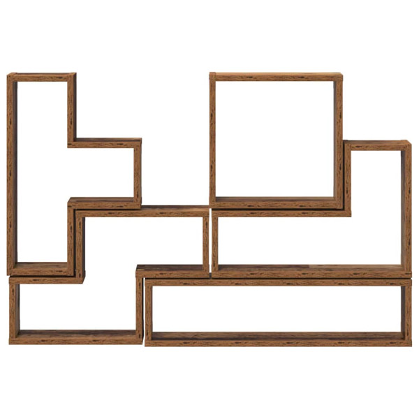 Cubo de Pared Madera vieja 96 x 12 x 64 cm Madera contrachapada M 5
