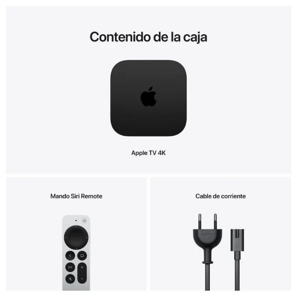 Apple TV 4K 64GB WiFi preto M 4