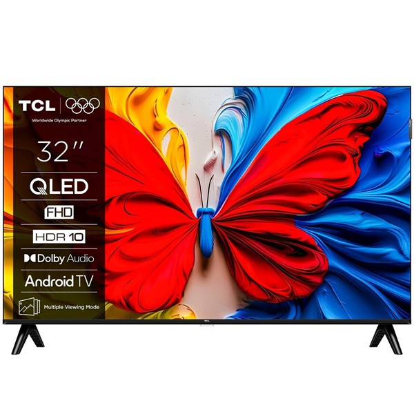 Smart TV TCL 32" QLED HDR 32S5K negro D