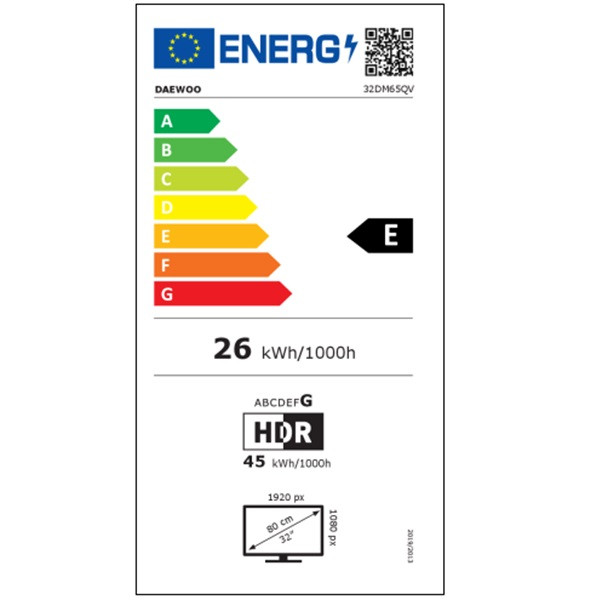 Smart TV DAEWOO 32" QLED FHD 32DM65QV negro M 6