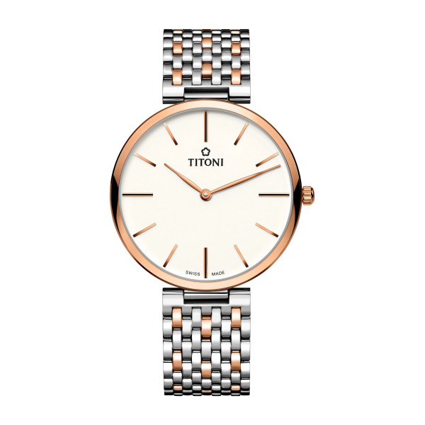 RELOJ TITONI HOMBRE  TQ52718SRG606 (37MM) D
